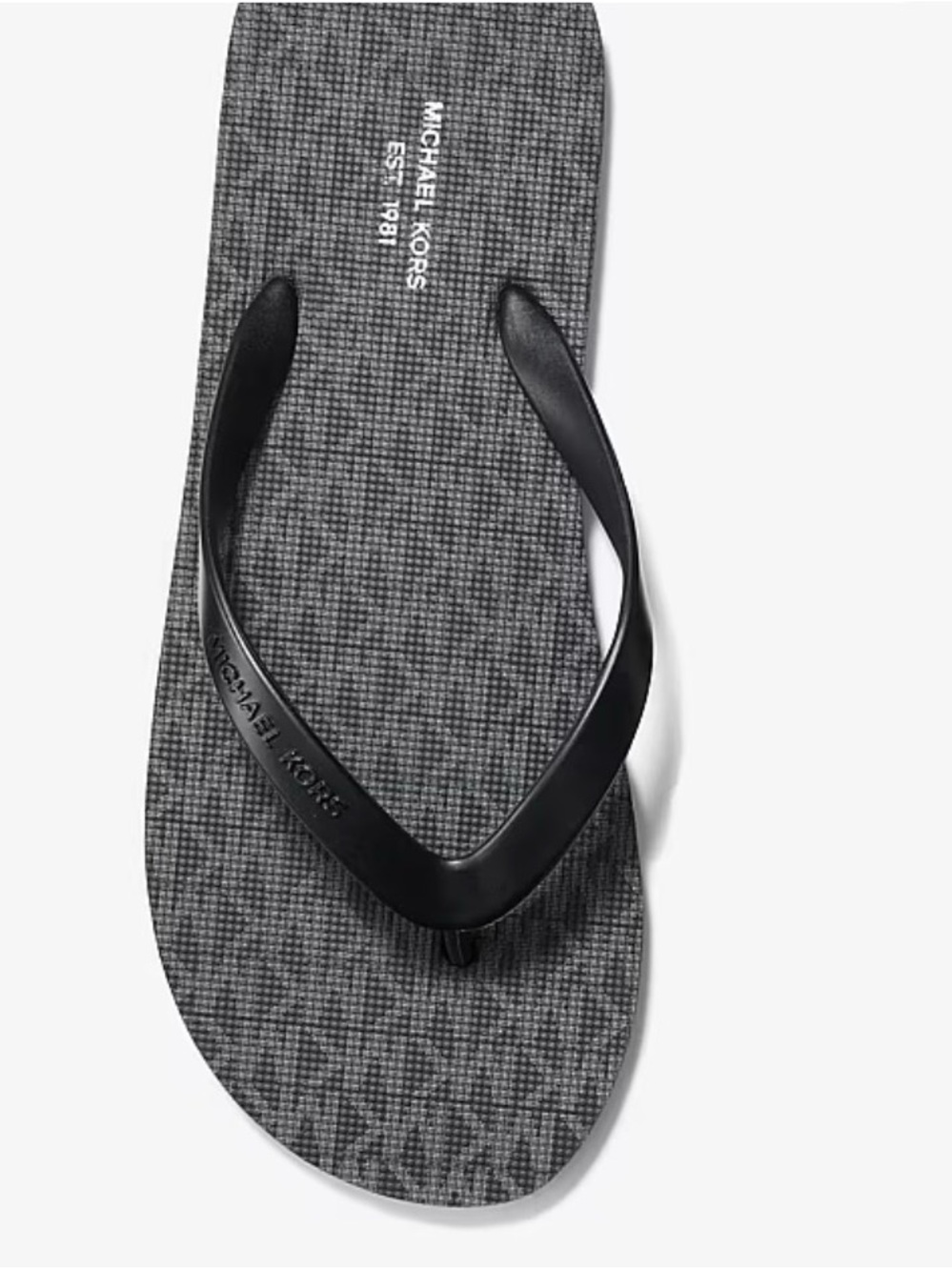 Michael Kors Black Travis Men's Flip Flops